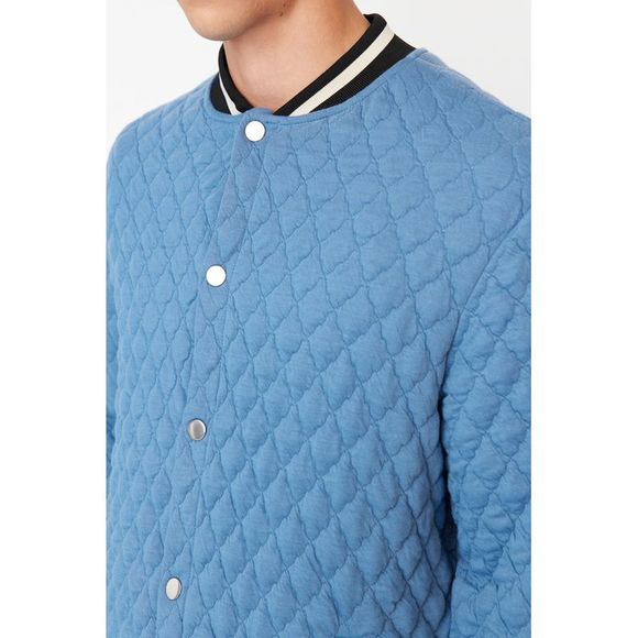 NWT Trendyol Men Regular fit Bomber Collar Knit Cardigan - Picture 3 of 8